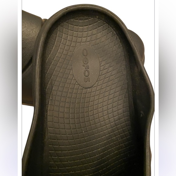 OOFOS OOcloog Unisex Clogs Sz M13/W15 Black Round Toe Casual Slip-On Shoes - Picture 5 of 6